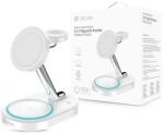 DEVIA ST111844 Extreme Speed Series 15W Qi 3In1 Iphone/iWatch/Airpods fehér vezeték nélküli töltő (ST111844) - pcx