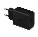 Samsung hálózati töltő Type-C aljzat (45W, EP-T4510EBE, PD gyorstöltő) FEKETE (EP-T4510EBE) - pcx