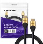 Qoltec Hdmi kábel v2.1 Ultra high speed 8K 60Hz 30AWG Gold 1m (50354)