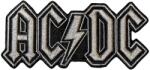 AC/DC Silver Logo Vasalható tapasz (ACDCPAT23)