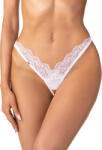 Obsessive Arrowel Crotchless Thong White S/M