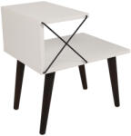 Hanah Home Noptieră Cross White, alb