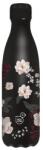 Ars Una Kulacs duplafalú ARS UNA fém 500 ml Flowery Black (55813747) - tonerpiac