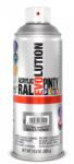 PINTY PLUS Evolution oldószeres, akril festék spray 400 ml, RAL 9006 fehéralumínium színű | PINTY PLUS 598