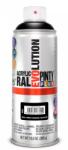 PINTY PLUS Evolution oldószeres akril festék spray 400 ml RAL 9004 szignálfekete színű | PINTY PLUS 603