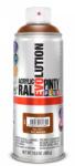 PINTY PLUS Evolution oldószeres akril festék spray 400 ml, RAL 8011 dióbarna színű | PINTY PLUS 604
