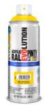 PINTY PLUS Evolution vízbázisú akril festék spray 400 ml, RAL 1023 MATT közlekedési sárga színű | PINTY PLUS 838