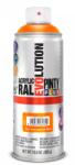 PINTY PLUS Evolution oldószeres akril festék spray 400 ml, RAL 2008 világító vörösnarancssárga színű | PINTY PLUS 310