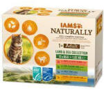 Iams Adult Naturally tasak Land&Sea in gravy12x85g