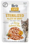 Brit Macskafilé mártásban Steril. Lazac és tonhal 85g