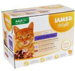 Iams Adult Delights tasak Land in gravy 12x85g