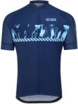 Keada Sports Férfi rövid ujjú kerékpáros mez - Signal One M kék