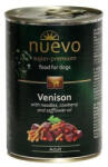 nuevo dog Adult Venison Menü bal. 6 x 400 g-os konzervdoboz