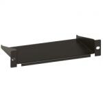 Legrand Rackszekrény polc - (10", 1U, fix, 120 mm mély, 2 ponton rögzíthető, 10kg, Linkeo, Fekete) (046223) - pixel