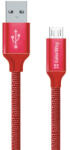 ColorWay micro USB Kábel - 2, 1A - 1m - Piros (CW-CBUM002-RD)