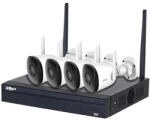 Dahua 4db wifi 2MP csőkamerával/1 db 4 csatornás Wifis hálózati rögzítő/1TB HDD vezeték nélküli megfigyelő szett