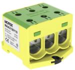 MOREK OTL150-3 Fővezetéki sorkapocs, 3xAl/Cu 25-150, 1500V, zöld/sárga (MAA3150Y10) (MAA3150Y10)