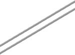  Aranylánc Fox - Rókafarok 0, 6 mm, fehérarany IZ31564A