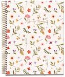 Miquelrius spirálfüzet, A5, 100 lap, pontozott, színregiszteres, keményfedeles, Spring Flowers (MR46936)