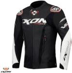 Ixon Geaca moto piele Ixon Vortex 3 MS - barbati, vara, racing, negru/alb (1002010591015)