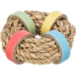 TRIXIE 61826 Seagrass Toy - tengerifű, karton játék rágcsálók részére (Ø8cm)