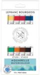 Lefranc Bourgeois Akvarell festék készlet - 12 tubus Lefranc Bourgeois