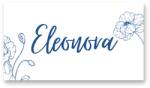 Personal Esküvői névtábla - Kéknyomat Válasszon mennyiséget: 61 db és több
