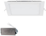  Led Panel Szögletes 12w 2700k Süllyesztett Szerelésű +sürgősségi Készlettel (99led967wwe)