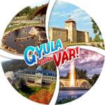 Ajándékgyár Fém hűtőmágnes Gyula - 4 képes (KS19)