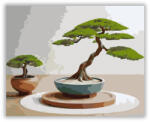  Bonsai és Kavicsmintás Zen Kert - számfestő készlet