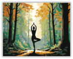  Jóga Póz Erdős Környezetben - számfestő készlet