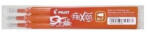 Pilot Rollertoll betét, golyóméret 0, 7mm, 3 db/csom Pilot Frixion Ball, írásszín narancssárga