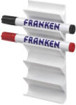 Franken Táblamarker tartó mágneses 6 db marker tárolására alkalmas Franken fehér