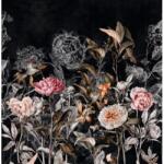 MARBURG Fototapet flori vintage Smart Art negru
