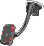 Forever Szélvédőre helyezhető autós tartó, 360° fordítható, mágneses, fekete, Forever MH-270