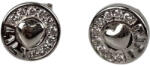 Flippy Cercei din Argint 925 Jolie Silver, Model Inima in Cerc, 8 x 8 mm, 1.6 g (teo-13333)