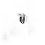 Flippy Pandantiv din Argint 925 Inima Doua Jumatati, Jolie Silver, 1.1g, 1 cm x 1 cm (teo-05181)