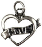 Flippy Pandantiv din Argint 925, Inima Love (teo-05903)