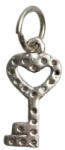 Flippy Pandantiv din Argint 925, model Cheie cu pietre, 0.95 g (teo-05176)