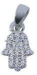Flippy Pandantiv din Argint 925 Hamza cu Zirconii, 0.45 g (teo-05398)