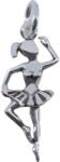 Flippy Pandantiv, Jolie Silver, Argint 925, Model Balerina, 27 x 10 mm, 1 g (teo-05185)