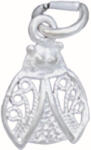 Flippy Pandantiv din Argint 925 Jolie Silver, Model Buburuza Filigran, 17 x 10 mm, 0.6 g (teo-06196)