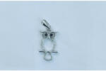 Flippy Pandantiv din Argint 925, model Bufnita cu pietre (teo-05921)