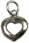 Flippy Pandantiv din Argint 925 Jolie Silver, Model Inima Contur, 18 x 12 mm, 1 g (teo-05802)