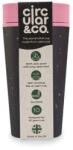 Circular&Co Circular Cup - Pahar Refolosibil Ecologic - Negru Roz 340ml