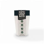 Circular&Co Circular Cup - Pahar Refolosibil Ecologic - Crem Negru 227ml