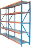 HD Regal FLEX300-X605 Salgó polcrendszer KOMPLETT 6 m (250 x 60 cm / 5 polc) - hdregal