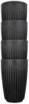 Huskee Pahare 4 Buc Charcoal 12oz Pahar