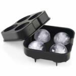 BARTOOL Formă De Silicon Pentru 4 Cuburi De Gheață Tip Sferă Ø4.5cm BT135