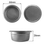 BaristaTools San Marco Coș Cu Filtru Dublu - 16gr - H26.4mm